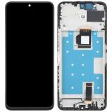 TOUCH DIGITIZER + DISPLAY LCD COMPLETE WITH FRAME FOR HONOR 200 SMART 5G (ALT-NX1) BLACK ORIGINAL