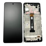 TOUCH DIGITIZER + DISPLAY LCD COMPLETE WITH FRAME FOR TCL 50 PRO NXTPAPER 5G (T803E T803D) MATTE BLACK ORIGINAL