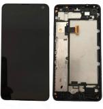 DISPLAY LCD + TOUCH DIGITIZER DISPLAY COMPLETE + FRAME FOR MICROSOFT LUMIA 650 BLACK