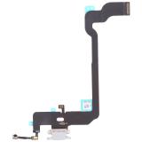 ORIGINAL CHARGING PORT FLEX CABLE FOR APPLE IPHONE XS 5.8 SILVER NEW