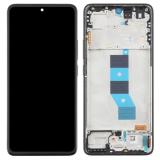 TOUCH DIGITIZER + DISPLAY AMOLED COMPLETE + FRAME FOR XIAOMI REDMI NOTE 14 5G (24094RAD4G) MIDNIGHT BLACK ORIGINAL (SERVICE PACK)