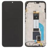 TOUCH DIGITIZER + DISPLAY LCD COMPLETE WITH FRAME FOR XIAOMI REDMI 15C 4G (25078RA3EA) BLACK ORIGINAL (GLOBAL VERSION)