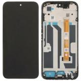 TOUCH DIGITIZER + DISPLAY LCD COMPLETE WITH FRAME FOR OPPO A6X 4G (CPH2819) / A6K (CPH2891) BLACK ORIGINAL