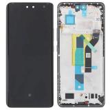 TOUCH DIGITIZER + DISPLAY AMOLED COMPLETE + FRAME FOR XIAOMI 13 LITE (2210129SG) NERO ORIGINALE (SERVICE PACK)