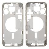 CENTRAL HOUSING A FOR APPLE IPHONE 15 PRO MAX 6.7 NATURAL TITANIUM OEM