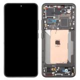 TOUCH DIGITIZER + DISPLAY AMOLED DISPLAY COMPLETE + FRAME FOR XIAOMI 15 (24129PN74G 24129PN74I 24129PN74C) BLACK ORIGINAL (SERVICE PACK)