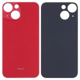 BACK HOUSING OF GLASS (BIG HOLE) FOR APPLE IPHONE 13 MINI 5.4 RED