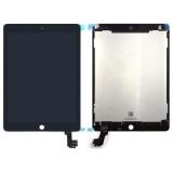 DISPLAY LCD + TOUCH DIGITIZER DISPLAY COMPLETE WITHOUT FRAME FOR APPLE IPAD6 IPAD 6 IPAD AIR2 IPAD AIR 2 BLACK (WITH GLUE)