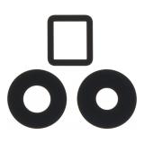 SET OF 3 PCS GLASS LENS REPLACEMENT OF CAMERA FOR REALME GT 8 PRO (RMX5210)