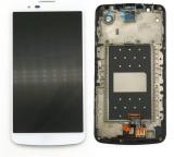 DISPLAY LCD + TOUCH DIGITIZER DISPLAY COMPLETE + FRAME FOR LG K10 K420N WHITE