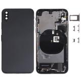 BACK HOUSING WITH PARTS FOR APPLE IPHONE XS 5.8 SPACE GRAY MATERIAL ORIGINAL