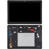 TOUCH DIGITIZER + DISPLAY LCD COMPLETE + FRAME FOR LENOVO TAB M10 TB-X505L TB-X505F BLACK ORIGINAL