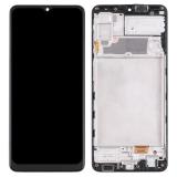 TOUCH DIGITIZER + DISPLAY LCD COMPLETE WITH FRAME FOR SAMSUNG GALAXY A22 4G A225F BLACK ORIGINAL (SERVICE PACK) (ASSEMBLED)