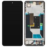 DISPLAY LCD + TOUCH DIGITIZER DISPLAY COMPLETE + FRAME FOR REALME 14T (RMX5078) OBSIDIAN BLACK ORIGINAL (SERVICE PACK)