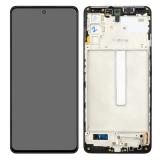 DISPLAY LCD + TOUCH DIGITIZER DISPLAY COMPLETE + FRAME FOR SAMSUNG GALAXY M52 5G M526B BLACK ORIGINAL (SERVICE PACK)