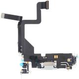 ORIGINAL CHARGING PORT FLEX CABLE FOR APPLE IPHONE 14 PRO 6.1 SILVER