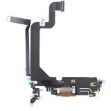 ORIGINAL CHARGING PORT FLEX CABLE FOR APPLE IPHONE 14 PRO MAX 6.7 GOLD
