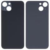 BACK HOUSING OF GLASS (BIG HOLE) FOR APPLE IPHONE 14 6.1 MIDNIGHT / BLACK