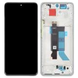 TOUCH DIGITIZER + DISPLAY AMOLED COMPLETE + FRAME FOR XIAOMI REDMI NOTE 14 PRO 5G (24090RA29G) CORAL GREEN ORIGINAL (SERVICE PACK)
