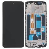 TOUCH DIGITIZER + DISPLAY LCD COMPLETE WITH FRAME FOR OPPO A40 (CPH2669) / A40M (CPH2669) BLACK ORIGINAL
