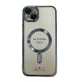 PHONE CASE ELECTROPLASTY + LENS PROTECTION + MAGNETIC FOR APPLE IPHONE 15 PLUS BLUE