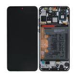 DISPLAY LCD + TOUCH DIGITIZER DISPLAY COMPLETE + FRAME FOR HUAWEI P30 LITE 2020 MAR-L21BX MIDNIGHT BLACK ORIGINAL NEW