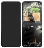 TOUCH DIGITIZER + DISPLAY AMOLED COMPLETE + FRAME FOR SAMSUNG GALAXY Z FLIP 6 5G F741B BLACK ORIGINAL (SERVICE PACK)
