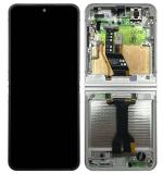 TOUCH DIGITIZER + DISPLAY AMOLED COMPLETE + FRAME FOR SAMSUNG GALAXY Z FLIP 6 5G F741B WHITE ORIGINAL (SERVICE PACK)