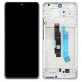 TOUCH DIGITIZER + DISPLAY AMOLED COMPLETE + FRAME FOR XIAOMI REDMI NOTE 14 PRO 4G (24116RACCG) AURORA PURPLE ORIGINAL (SERVICE PACK)