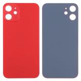 BACK HOUSING OF GLASS (BIG HOLE) FOR APPLE IPHONE 12 MINI 5.4 RED