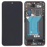 TOUCH DIGITIZER + DISPLAY OLED COMPLETE + FRAME FOR XIAOMI 14 (23127PN0CC 23127PN0CG) BLACK ORIGINAL (SERVICE PACK)