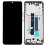 TOUCH DIGITIZER + DISPLAY AMOLED COMPLETE + FRAME FOR XIAOMI REDMI NOTE 13 PRO+ 5G (23090RA98C 23090RA98G 23090RA98I) MIDNIGHT BLACK ORIGINAL (SERVICE PACK)