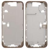 CENTRAL HOUSING A FOR APPLE IPHONE 16 PRO MAX 6.9 DESERT TITANIUM OEM (WITHOUT CAMERA BUTTON + CABLE)
