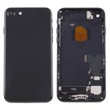 BACK HOUSING WITH PARTS FOR IPHONE 7G 4.7 JET BLACK MATERIAL ORIGINAL