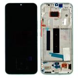 TOUCH DIGITIZER + DISPLAY LCD COMPLETE + FRAME FOR XIAOMI MI 10 LITE 5G (M2002J9G M2002J9S XIG01) GREEN ORIGINAL (SERVICE PACK)