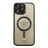 PHONE CASE ELECTROPLASTY + LENS PROTECTION + MAGNETIC FOR APPLE IPHONE 14 PRO MAX BLACK
