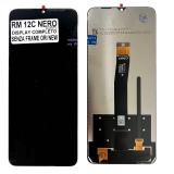 TOUCH DIGITIZER + DISPLAY LCD COMPLETE WITHOUT FRAME FOR XIAOMI REDMI 12C (22120RN86G) BLACK ORIGINAL (CDOT VERSION)