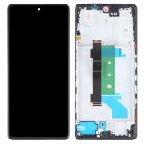 TOUCH DIGITIZER + DISPLAY OLED COMPLETE + FRAME FOR XIAOMI REDMI NOTE 12 PRO+ 5G (22101316UCP 22101316UG) BLACK ORIGINAL (SERVICE PACK)