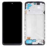 TOUCH DIGITIZER + DISPLAY OLED COMPLETE + FRAME FOR XIAOMI POCO M5S (2207117BPG) / REDMI NOTE 10 4G (M2101K7AI M2101K7AG) / REDMI NOTE 10S (M2101K7BG M2101K7BI M2101K7BNY) BLACK ORIGINAL (SERVICE PACK)