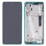 DISPLAY AMOLED + TOUCH DIGITIZER COMPLETE WITHOUT FRAME FOR MOTOROLA EDGE 20 (XT2143-1) FROSTED EMERALD ORIGINAL (SERVICE PACK 5D68C19193)