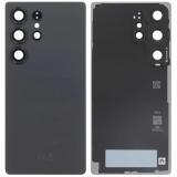 BACK HOUSING FOR SAMSUNG GALAXY S25 ULTRA S938B TITANIUM BLACK ORIGINAL