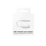 USB-C TO 3.5 mm HEADPHONE JACK ADAPTER FOR SAMSUNG WHITE