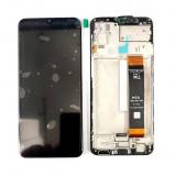 TOUCH DIGITIZER + DISPLAY LCD COMPLETE + FRAME FOR SAMSUNG GALAXY M23 M236B / M33 5G M336B BLACK ORIGINAL (SERVICE PACK)