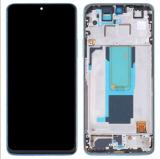 TOUCH DIGITIZER + DISPLAY OLED COMPLETE + FRAME FOR XIAOMI REDMI NOTE 11 PRO+ 5G (21091116UG 21091116UC) MYSTERIOS WHITE / BLUE ORIGINAL (SERVICE PACK)
