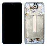 DISPLAY LCD + TOUCH DIGITIZER DISPLAY COMPLETE + FRAME FOR SAMSUNG GALAXY A33 5G A336B BLUE ORIGINAL (SERVICE PACK)