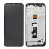 DISPLAY LCD + TOUCH DIGITIZER DISPLAY COMPLETE + FRAME FOR MOTOROLA MOTO G22 (XT2231-2) BLACK ORIGINAL (SERVICE PACK 5D68C20423)