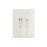 DATA CABLE USB TYPE C FAST CHARGING (5A / 6A) FOR XIAOMI WHITE ORIGINAL