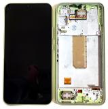 TOUCH DIGITIZER + DISPLAY LCD COMPLETE + FRAME FOR SAMSUNG GALAXY A34 5G A346B GREEN ORIGINAL (SERVICE PACK)