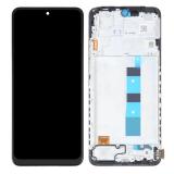 DISPLAY LCD + TOUCH DIGITIZER DISPLAY COMPLETE + FRAME FOR XIAOMI REDMI NOTE 12 4G (23021RAAEG 23021RAA2Y 23027RAD4I 23028RA60L) MATTE BLACK ORIGINAL (SERVICE PACK)