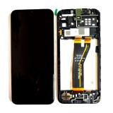 TOUCH DIGITIZER + DISPLAY LCD COMPLETE + FRAME FOR SAMSUNG GALAXY M14 M146B BLACK ORIGINAL (SERVICE PACK)